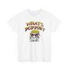 What's Poppin' Cool Popcorn Bag Guy Tshirt
