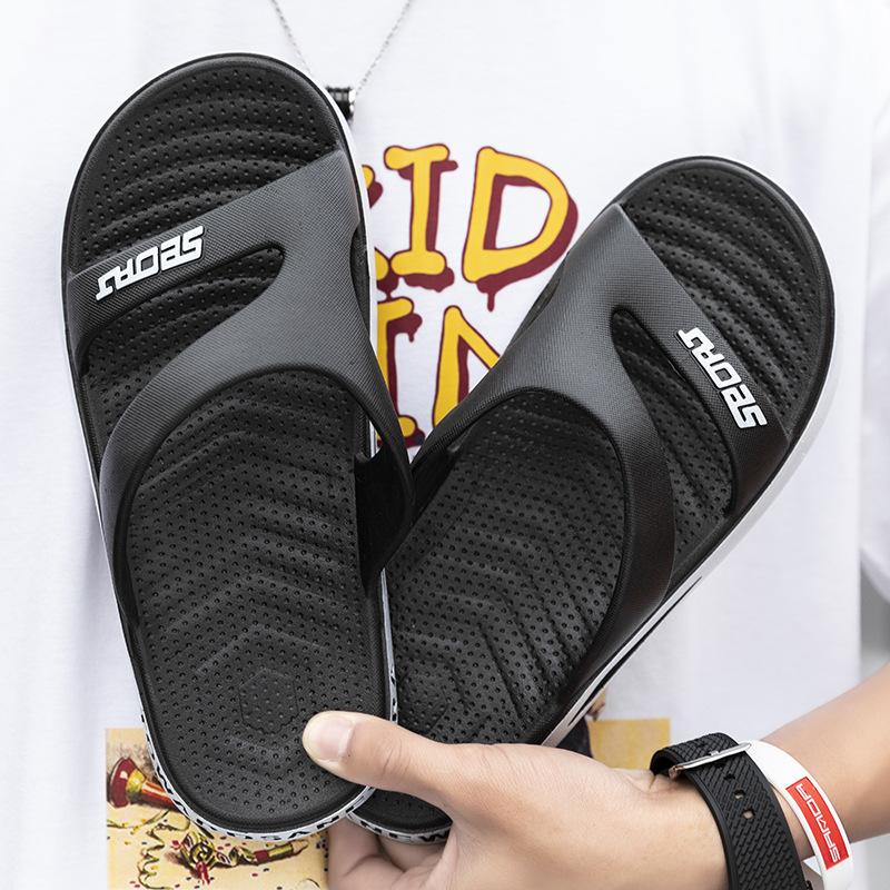 High Quality Men Beach Shoes Summer Casual Flat Slippers Male Indoor Bathroom Anti-Slip Flip Flops Man Flip-Flops Men Sandals