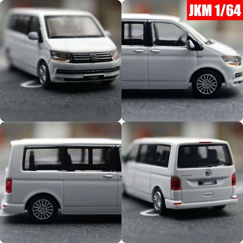 1/64 Scale Multivan T6 Van MPV Diecast Model Car Metal Chassis Shock Absorption Collection Model Ornaments