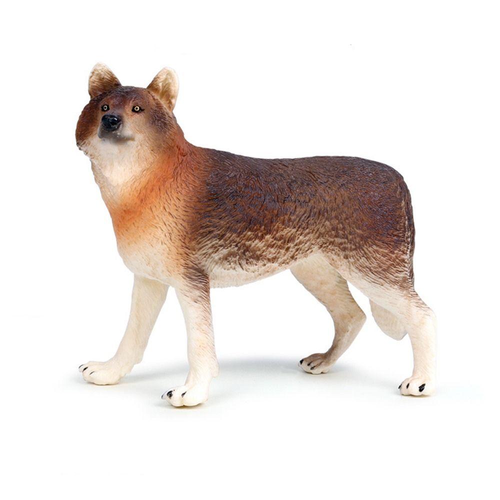 Plastic Simulated Solid Animal Model Shadow Wolf Warcraft Mythical Series Toys  Desk Decor