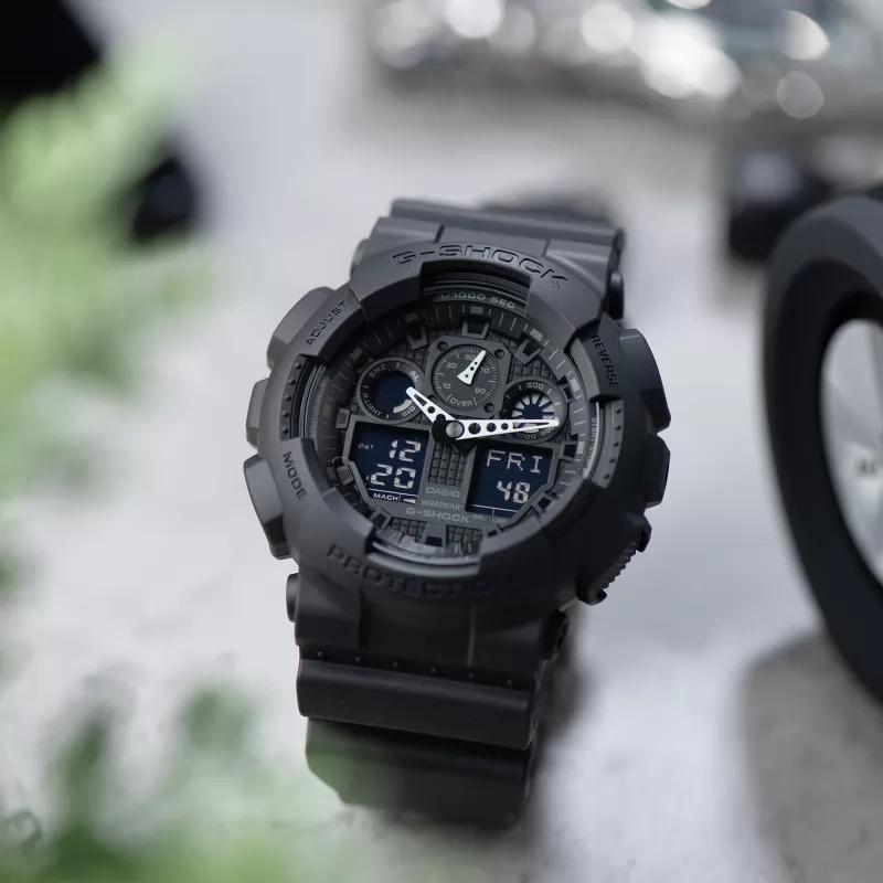 MEN'S WATCH CASIO G-SHOCK GA-100-1A1ER (zd135a) + BOX