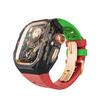 Pulseira de Relógio Resistente a Arranhões + Caixa Para Apple Watch iWatch Ultra 3 case transparente de liberação rápida 49mm case modificado Com Pulseira