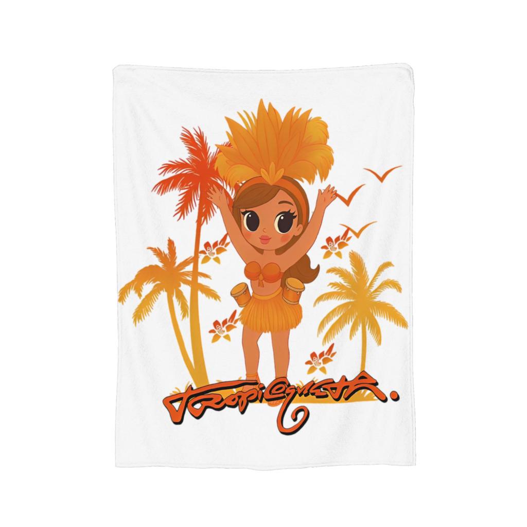 Karol G Tropicoqueta Album Blanket Coral Fleece Plush Printed Multifunction Warm Throw Blankets for Bedding Car Quilt