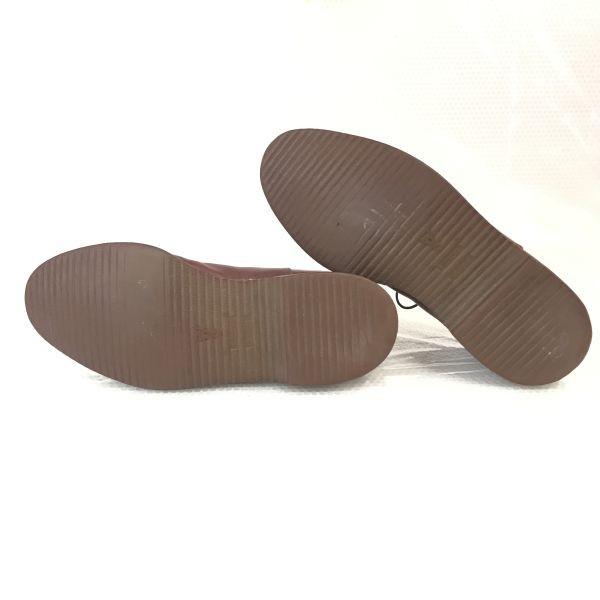 80s-90s Dexter Saddle Balmoral Plain Toe Shoes 7.5WW 25.5cm Brown(USED)