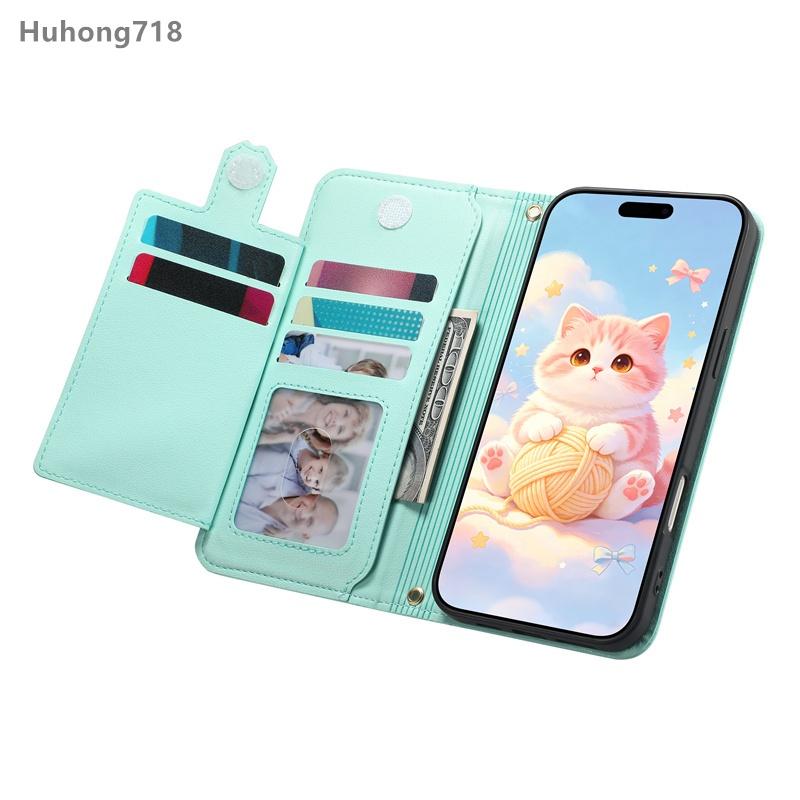 For Samsung Galaxy A02S A03S A12 A22 A22S A32 A41 A51 A52 A52S A71 A72 4G 5G Case Flip Leather Zipper Coin Purse Wallet Cover Multi Card Slots