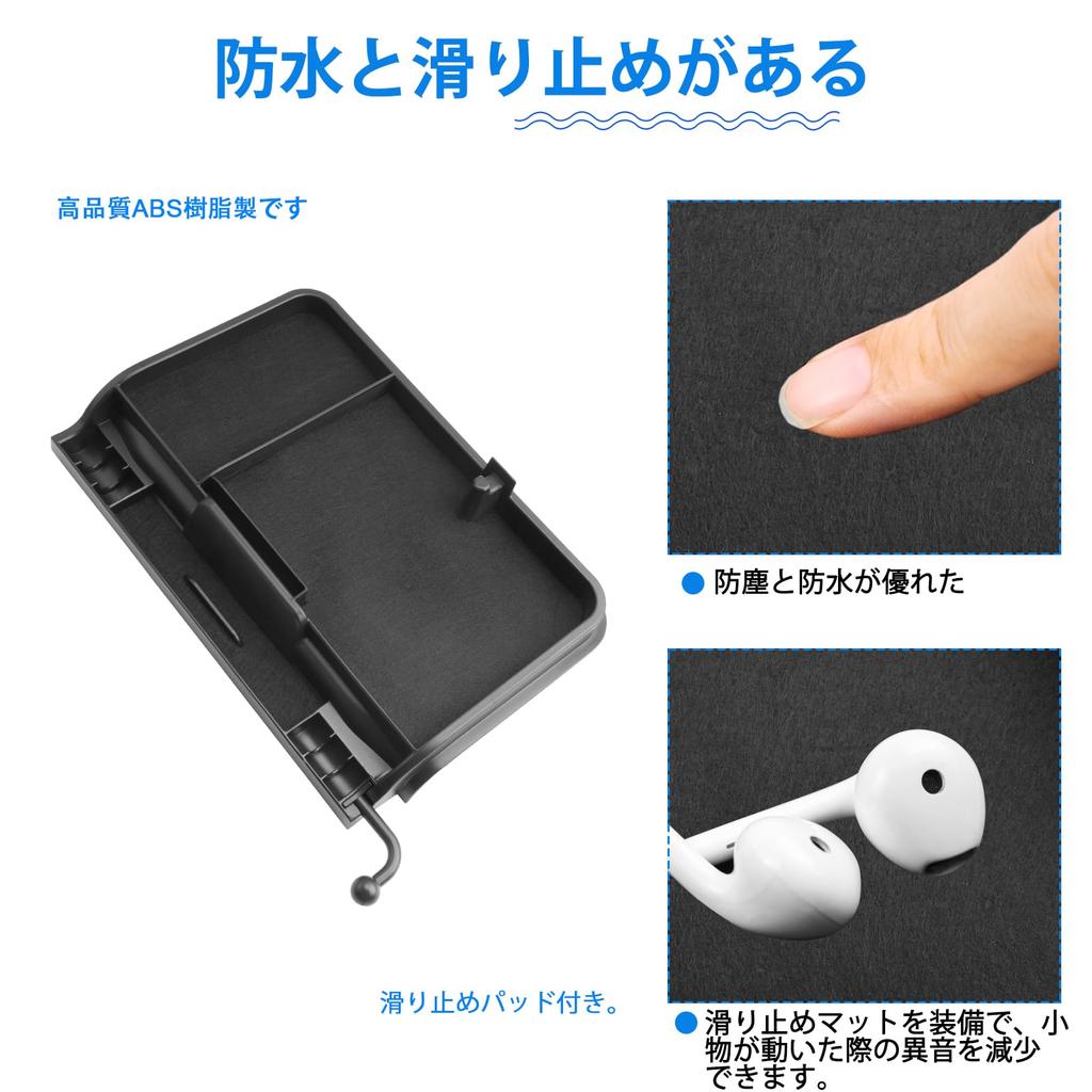 SHAOHAO Suzuki Hustler Car Storage Rear Dashboard Storage Tray with Smartphone Stand Easy Utilizes Interior Hustler Design MR52S/MR92S Box, Adapter,