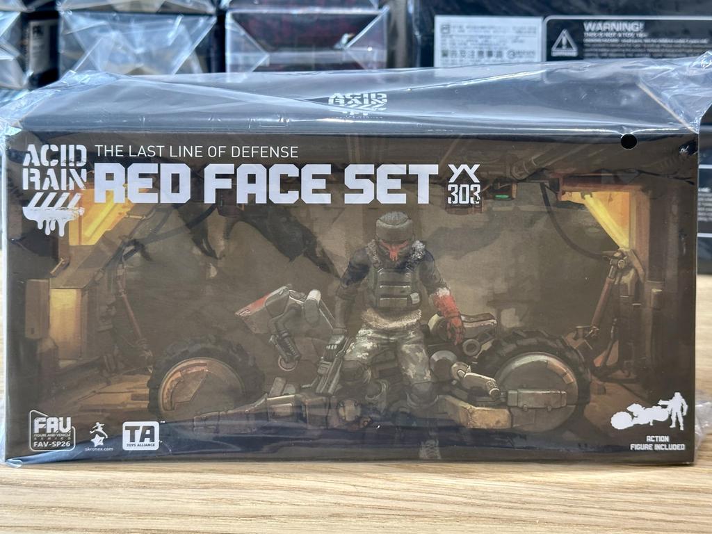 Acid Rain World FAV-SP26 Red Face Set Acid Rain World 1/18 Scale Painted Movable Military Figure (The Last Line of Defense) TOYS ALLIANCE
