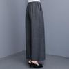 Pantaloni Larghi Estivi Abbigliamento Donna Taglie Forti Casual Larghi Vintage Vita Alta Pantaloni Neri