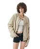 Secondmono Coated Nylon Zip Jacket [Beige]_Sejk034Beige