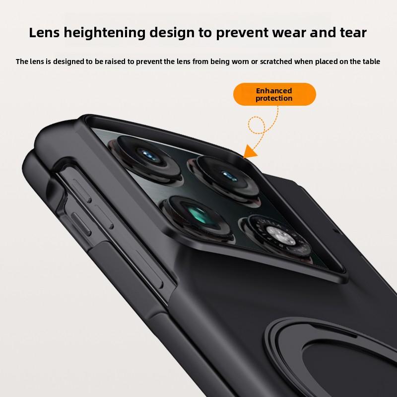 For Motorola Razr Fold Case Luxury Hard Magsafe Ring Stand Magnetic Protective Back Cover case For Moto Razr Fold Phone Shell