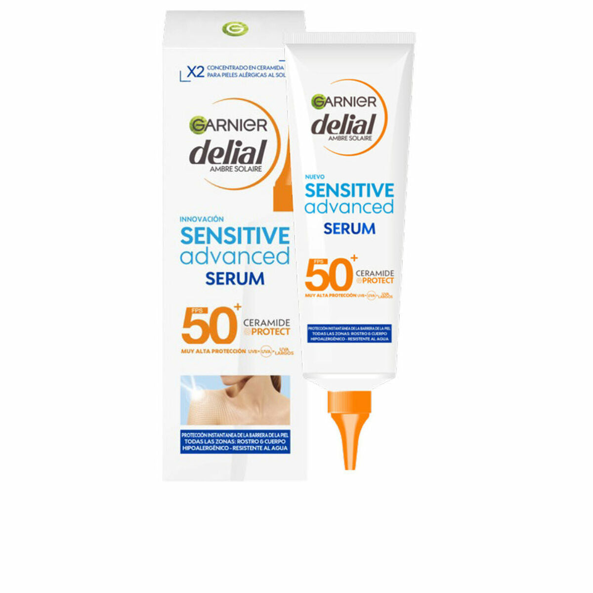 

Сыворотка для тела Garnier Sensitive Advanced Защитная SPF 50+ 125 мл