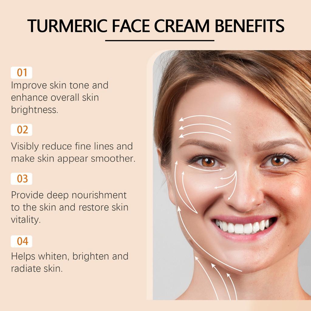 Wiyun Turmeric Anti-wrinkle Brightening Cream For Hydrating Radiant Skin Repair