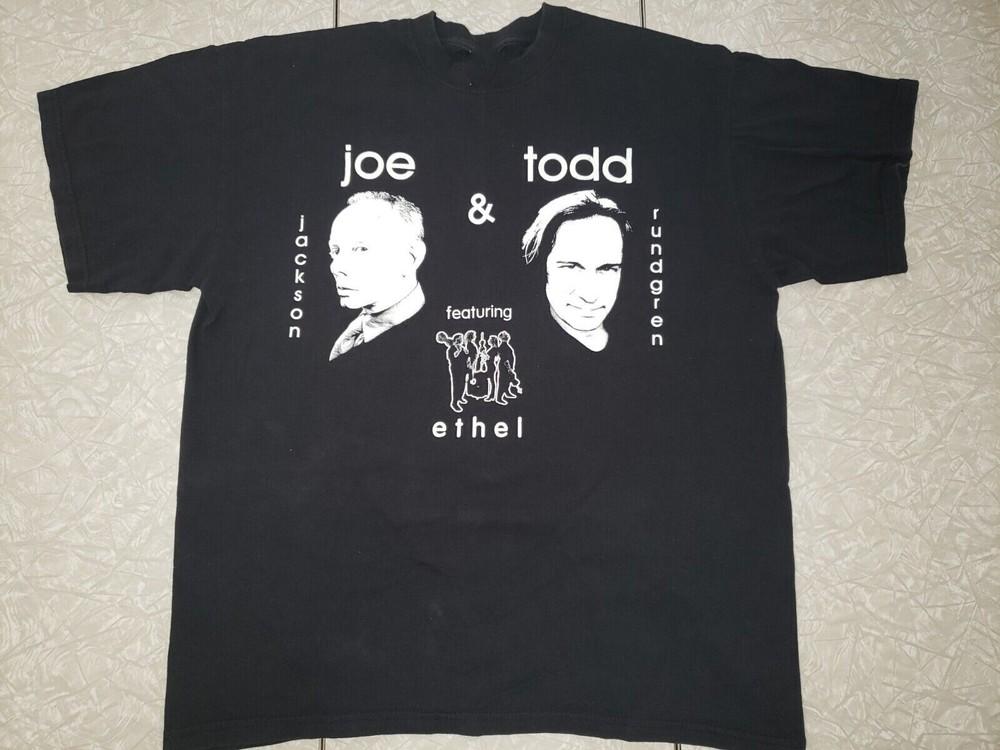 Joe Jackson & Todd Rundgren World Tour 2005 T-Shirt Unisex Tee S-4XL Unisex T-Shirt S