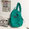 Schoolbag1011 New Street Trend Student Men's and Women's Backpacks Simple Solid Color Casual Backpacks