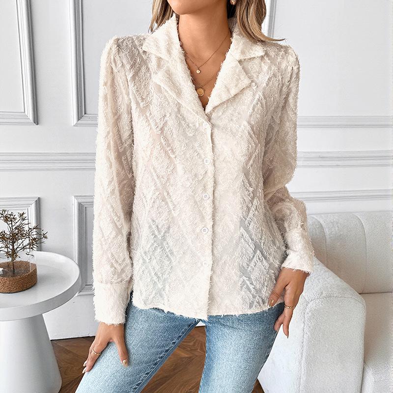 

Autumn 2025 Women s Diamond Pattern Long-Sleeve Cardigan Shirt Extra Large абрикосовый