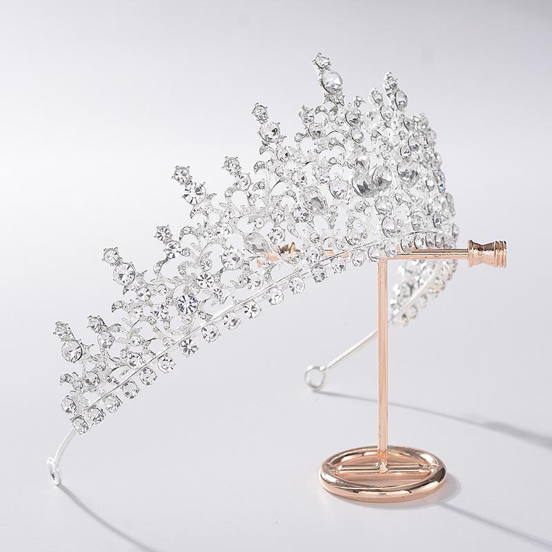 Braut Tiara Barock Krone Hochzeitskleid Hochzeit Erwachsener Geburtstag Prinzessinnenkrone