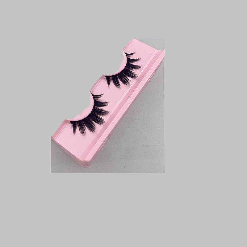 Manga Barbie European Style Curly Voluminous Little Devil False Eyelashes With Stiff Stem
