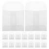 LOPUNER 50-Pack Small Storage Envelopes, Mini Coin Envelopes, Birthday Cards, Small Parts Pouches, Semi-Transparent, 5 X 5 Cm
