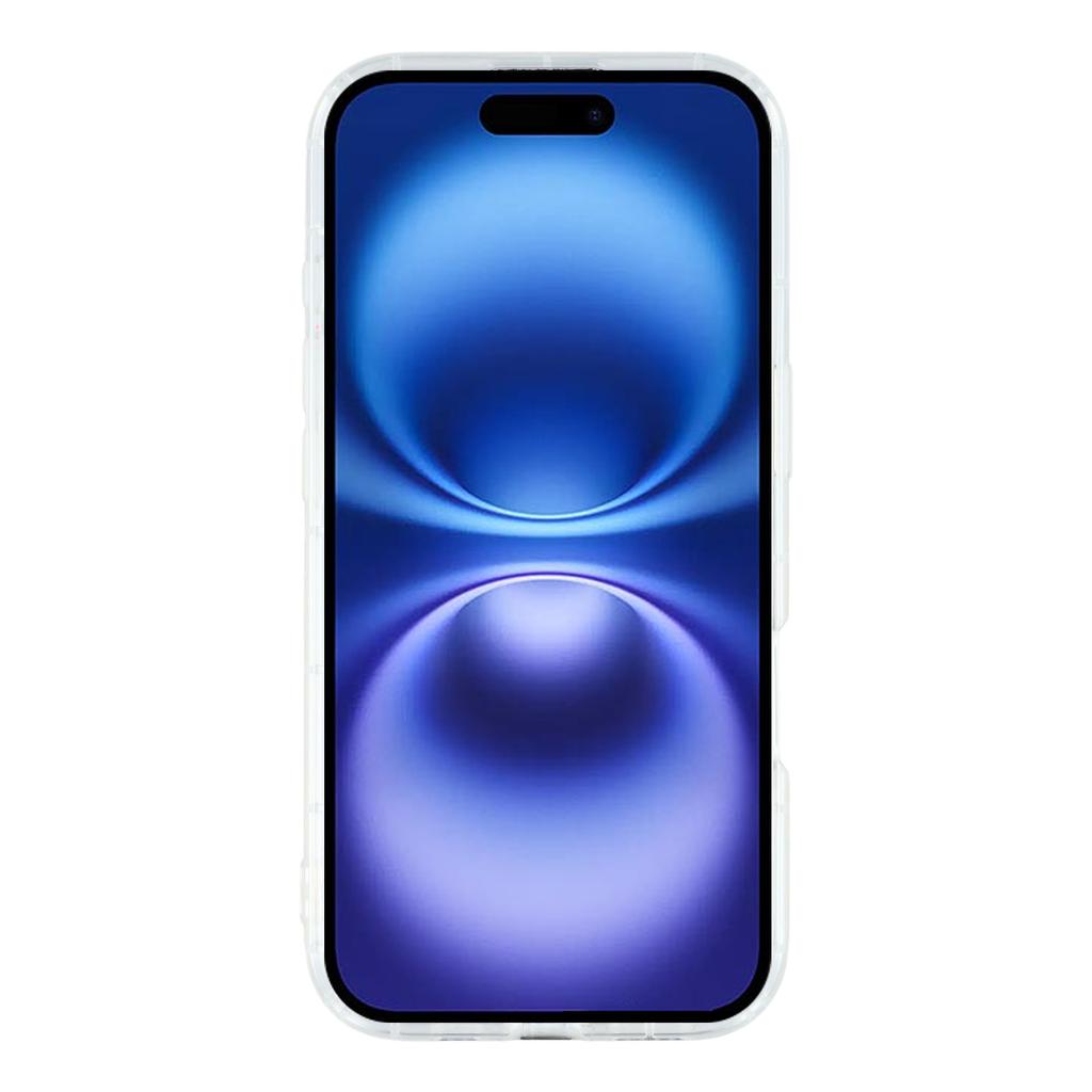 For iPhone 17 Case Airbag Protection TPU Clear Phone Back Cover Large Lens Cutout