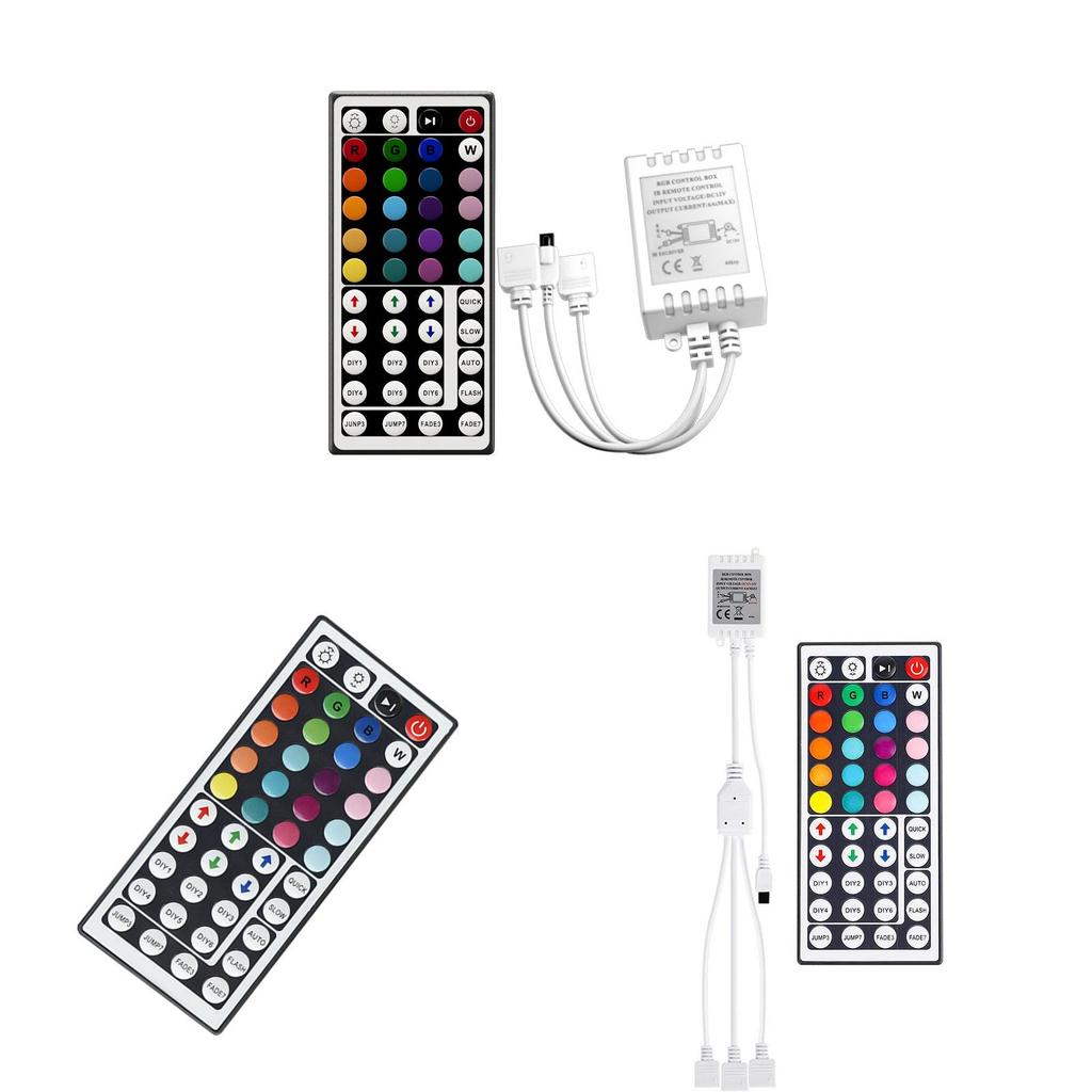 Rgb Led Light Strip Controller With Ir Remote For Home Decor And Dimming