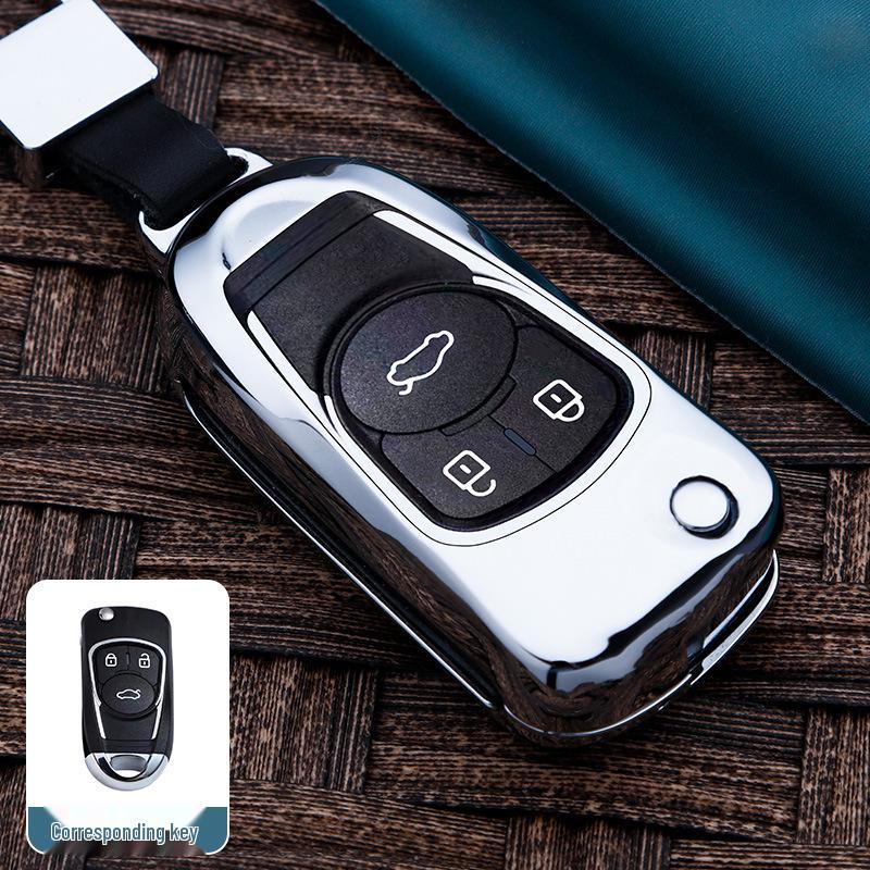 

Buick LaCrosse, Excelle, Verano, Regal Folding Key Cover - Metal Remote Protection