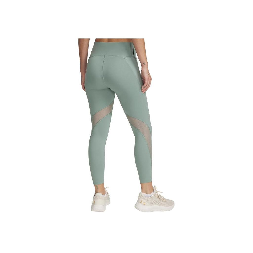 Under Armour Comfortable Mid-Rise Casual Breathable Slim Fit Sports Pants Women Pants Green 1389871-348