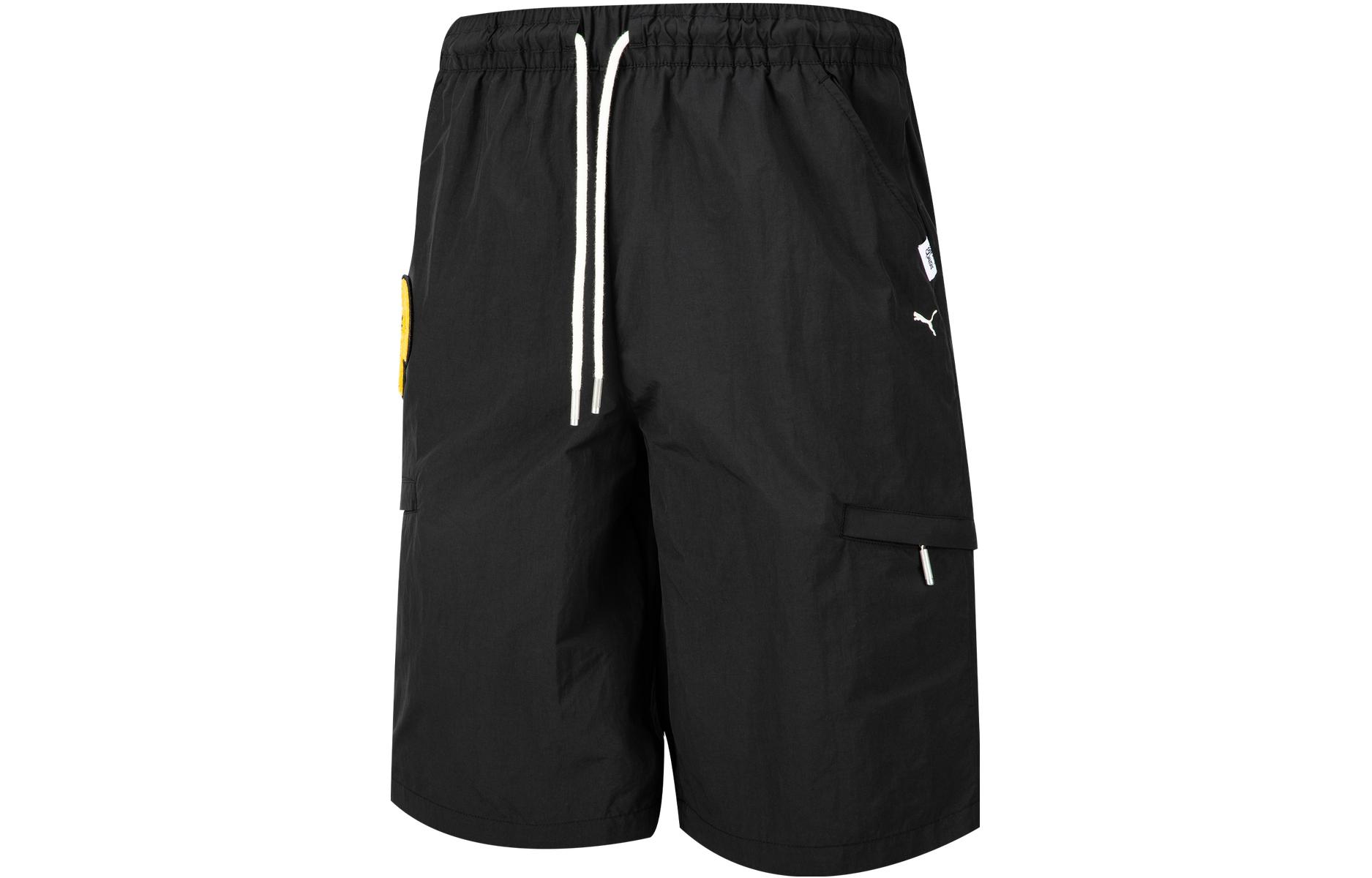 PUMA Casual Shorts Unisex Black Moderate 539659-01 S