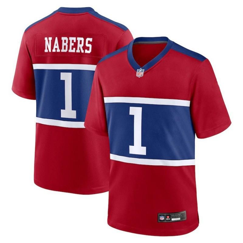 NFL New York Giants Custom Jersey Short Sleeve Football Shirt Embroidered Team Fan Apparel