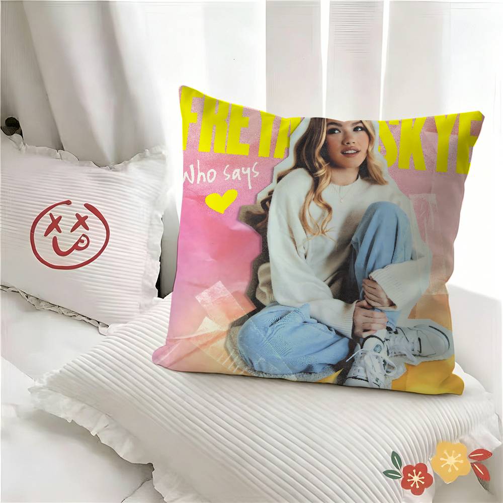pc SINGER Freya Skye Stardust Anime Pillow Case Fashion Square Pillowcase Bedroom Sofa Room Ins Decoration Leisure