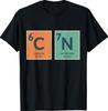 Retro Vintage Funny 6 7 Meme Science Teacher Periodic Table T-Shirt Unisex T-Shirt