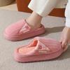 Fashion Casual Women's Home Slippers Plush Luxury Designer Woman Shoes Indoor Fluffy Winter Platform Fuzzy Fur Slides Elegant Flats Soft