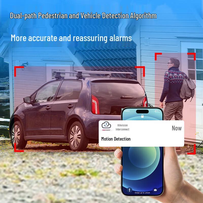 HIKVISION Outdoor 8MP Wireless PTZ Dual-Lens AI Security Camera CN Plug (adapter Included)