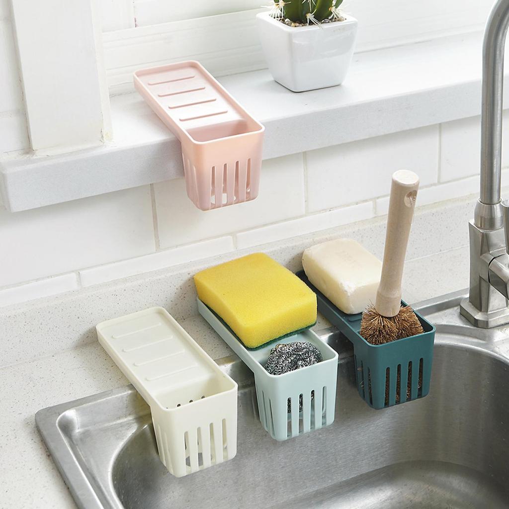 Kitchen Sink Suction Holder for Sponges, bers, Soap, Kitchen, Bathroom