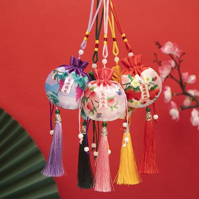 Peace and Happiness Bag Malý sáček Přívěsek do auta Sáček Pelyňkový Pouzdro Pouzdro Festival dračích lodí Kulturní kabelka