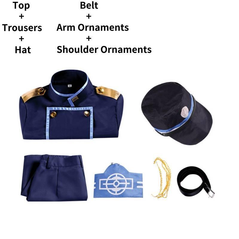 

Роки Костюм для косплея Blue Archive Игра Ролевая игра Хэллоуин Вечеринка Подарки Мода Trousers Set,XXXL