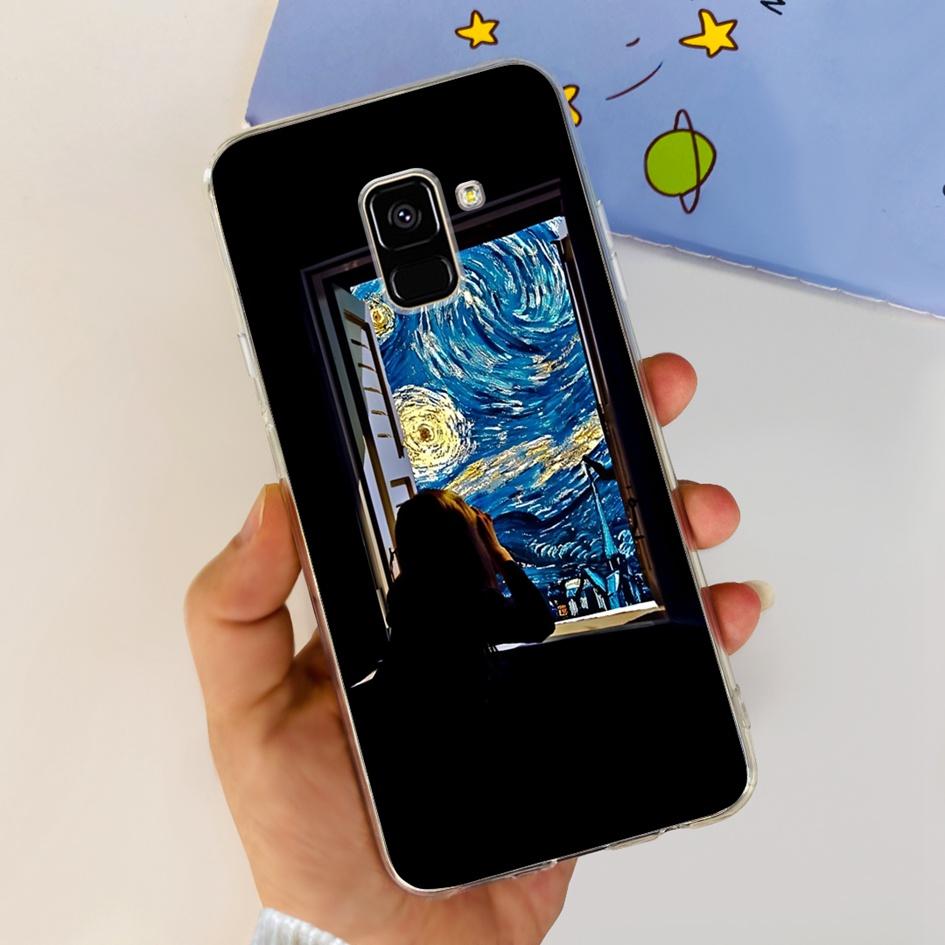 For Samsung Galaxy A8 Plus 2018 Case SM-A730F Cover Cute Cartoon Silicone Soft TPU Phone Case For Samsung A8 2018 SM-A530F Coque