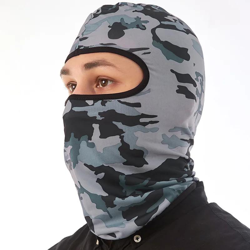 Camouflage Balaclava Full Face Cycling Mask Quick Dry Outdoor Road Bike Helmet Scarves Liner Caps Mtb Cycling Uv Protection Cap