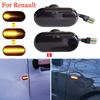 2x Led Dynamic Turn Signal Lights Side Marker For Renault Clio Trafic Kangoo Twigo Dacia Logan Duster Nissan Interstar Primastar