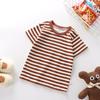 New Style Kids' Pure Cotton Short-Sleeve T-Shirt for Boys and Girls - Summer Baby Layering Shirt