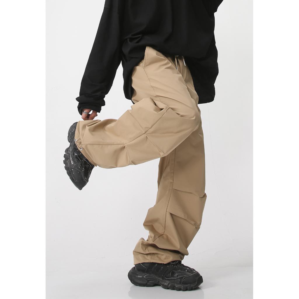 Męska wiosenna nowość Casualowa odzież robocza w stylu hip-hopowym z dużą kieszenią Luźne koreańskie spodnie