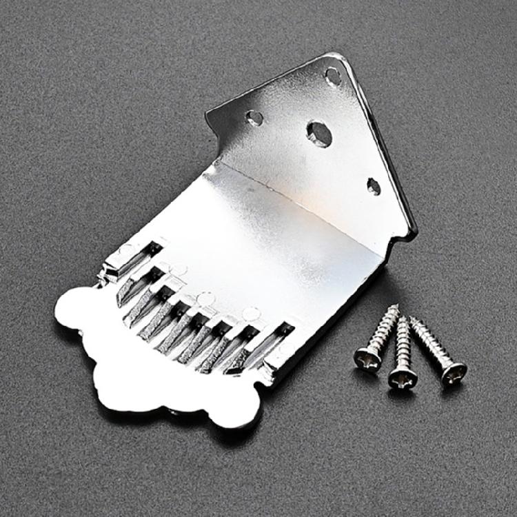 Professional Zinc Alloy 8 Strings Mandolin Tailpiece Mounting Screws Kit Parts