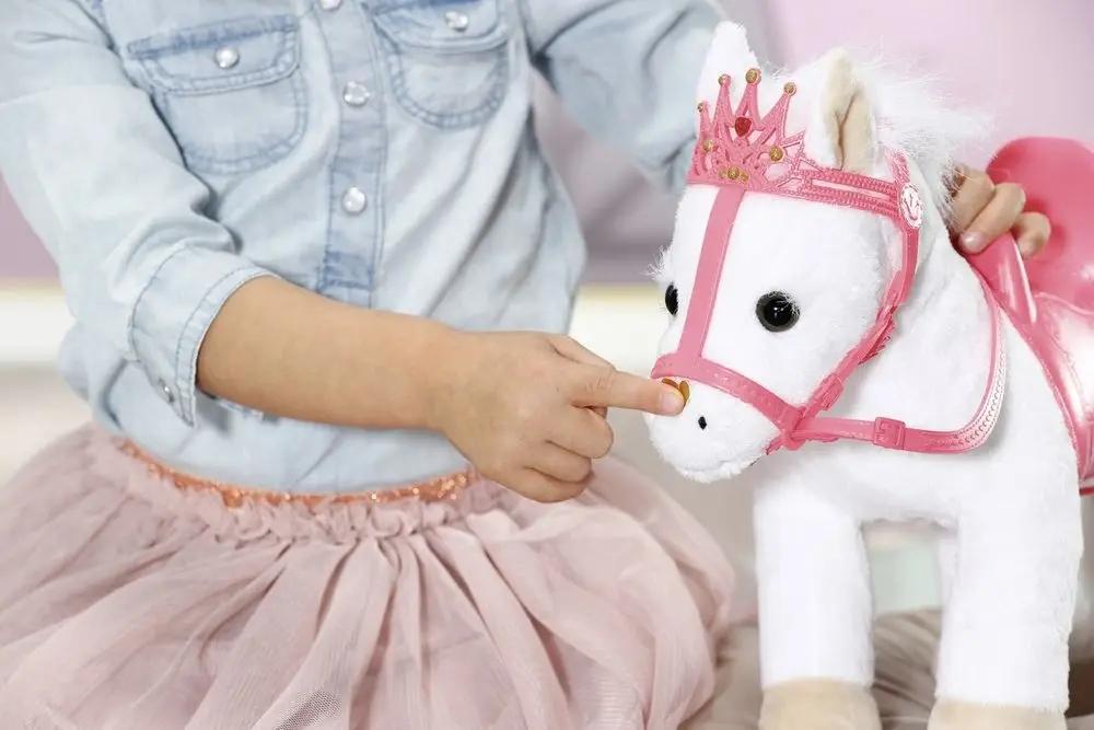 Zapf Baby Annabell piccolo cavallo 705933 cavallo interattivo per bambini 36 cm