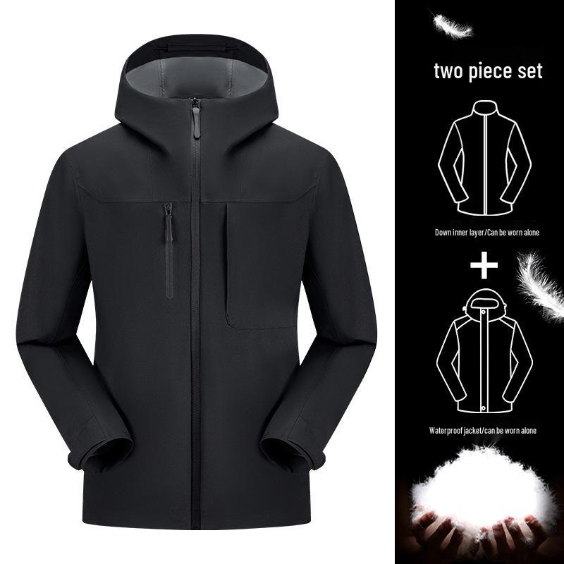 Customized Windproof/Waterproof Jacket with Logo Printing for Men & Women - Ideal for Corporate Group Purchases