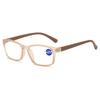 Anti Blue Light Reading Glasses Fashion Women Men Clear Sqaure Computer Presbyopic Eyeglasses Spring Legs Frame Eyewear