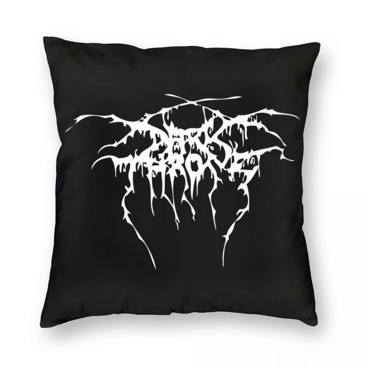 Darkthrone Норвежская Блэк-метал группа Квадратная Наволочка Чехол для Подушки Декоративная Подушка для Дома Спальни Автомобиля 12x12Inch