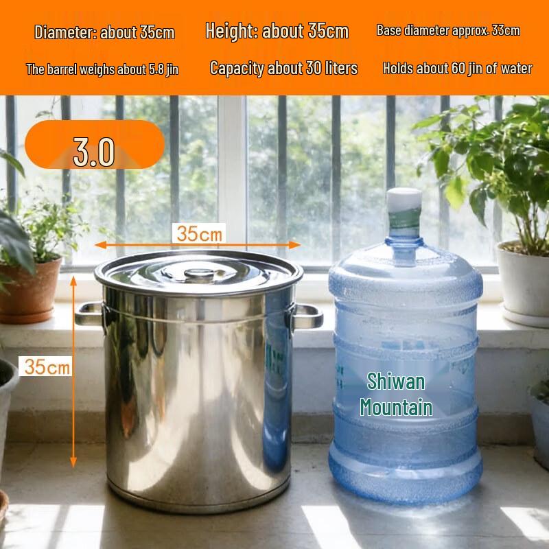 JPHZNB Stainless Steel Multi-Purpose Pot with Lid