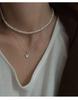925 Sterling Silver Heart Pendants 45CM Length Chain Necklaces For Women Vintage Jewelry Charms Accessories Jewellery