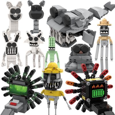 Zoo Nomaly Building Blocks Set Video Game Character Action Figures Playset Horror Monster Figurine