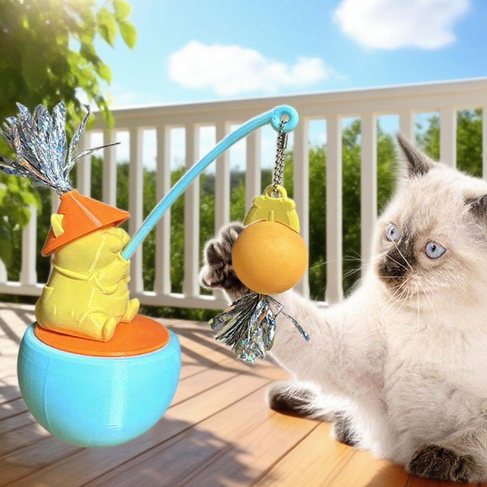 

Cat Exercise Toys Cute 360 Degree Rotation Kitten Toys Pet Accessory For Mental Stimulation Hunting Simulation Scratching China Mainland