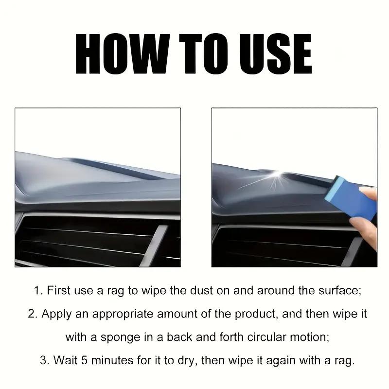 Car Multi-functional Interior Repair Paste: Solves Scratches On Vehicle Black Plastic Parts,provides a Seat Refurbishing Kit